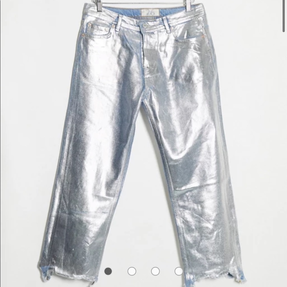 Free People Foil Maggie Boyfriend Jeans